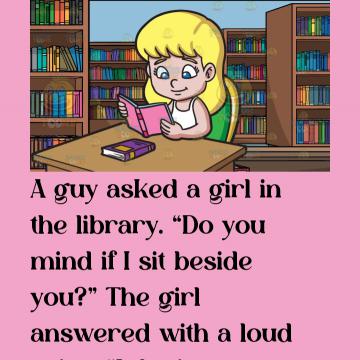 Story: A Guy Asked A Girl In The Library