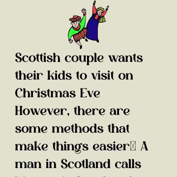 Scottish Couple, Christmas Eve Game
