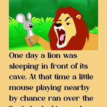 Story: The Lion And The Mouse