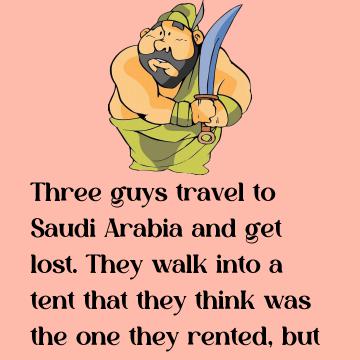 Three Guys Travel To Saudi Arabia